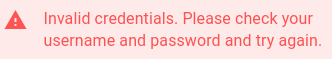 sortinghat-invalid-credentials